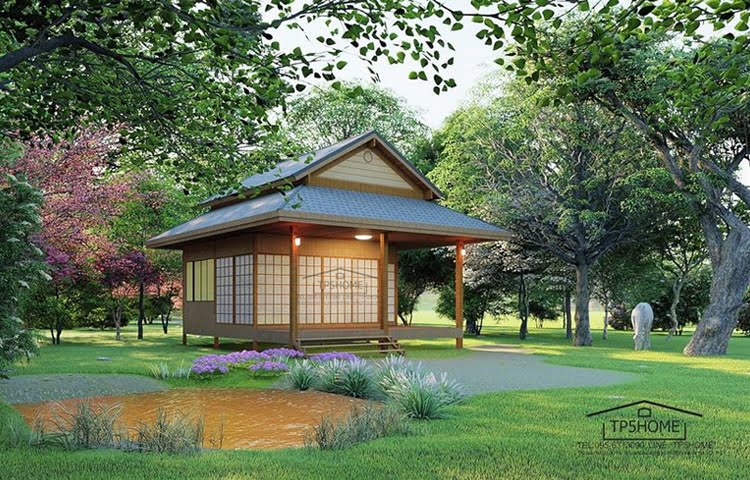 บ้านพักตากอากาศ สไตล์ญี่ปุ่นดั้งเดิม